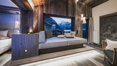 Top of M Deluxe Suite mit Sauna im Design Hotel Margarethenstein