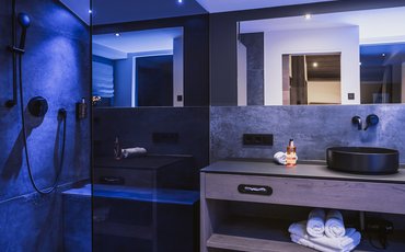 Panorama Restaurant Hotel Margarethenstein Bad in der Auszeit Suite im Design Hotel Margarethenstein