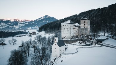 Burg Kaprun im Winter
