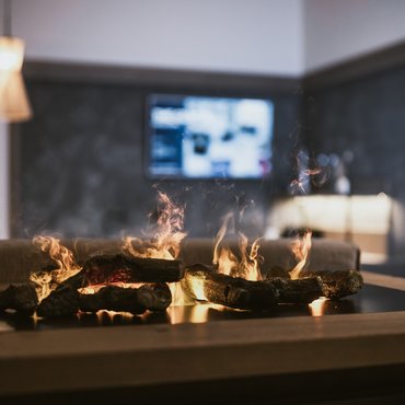 Relax Lounge in der Top of M Deluxe Suite im Hotel Margarethenstein