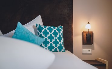 XXX Bett im Apartment Typ B mit eigener Sauna im Margarethenstein