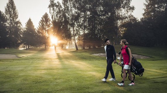 Morgenstimmung am Golfplatz in Zell am See-Kaprun